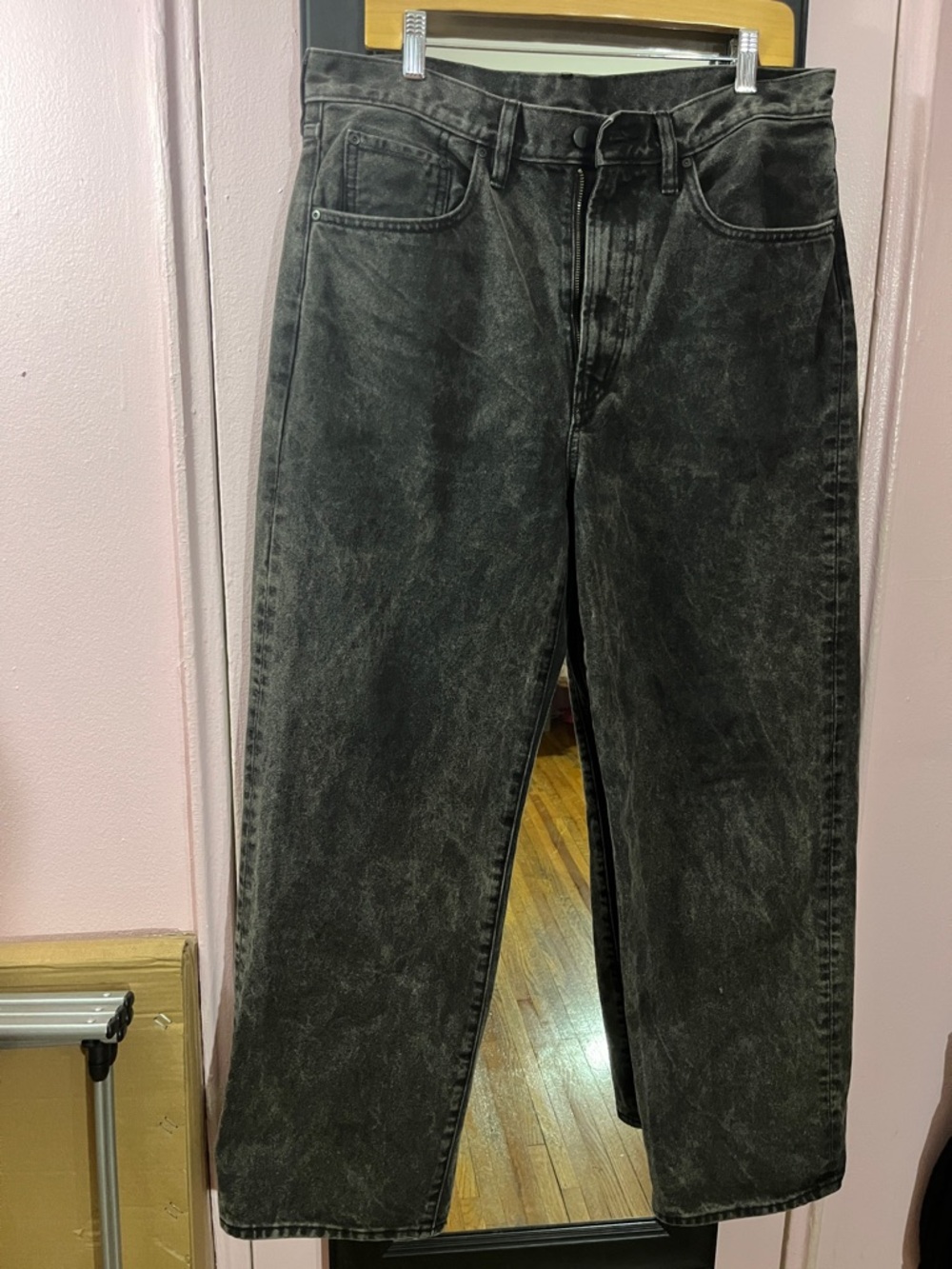 GU Men's Black Denim Jeans - Size 33